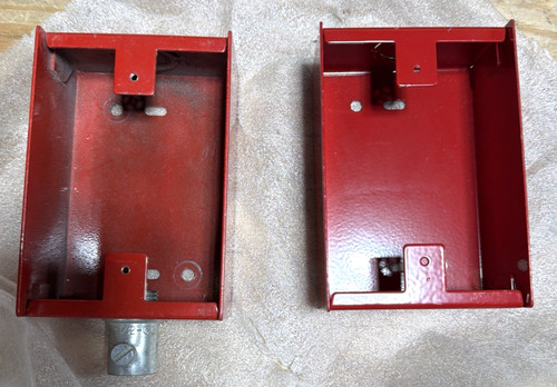 Red fire alarm mounting - red,