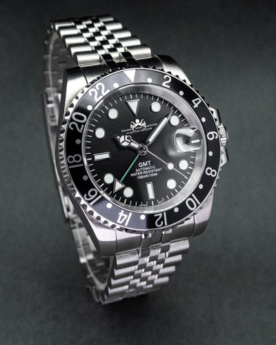Vintage black gmt - black, sapphire