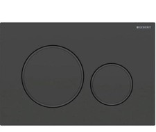 Geberit Sigma 20 actuator plate for 2-quantity flush 115.882.16.1 black/matte