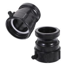  2 Pcs Ibc Tote Adapter Fine Thread Water Hose Connectors and Fittings