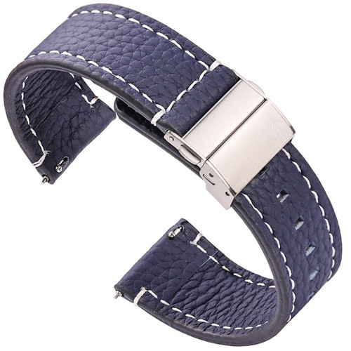 Genuine leather watchband soft - genuine,