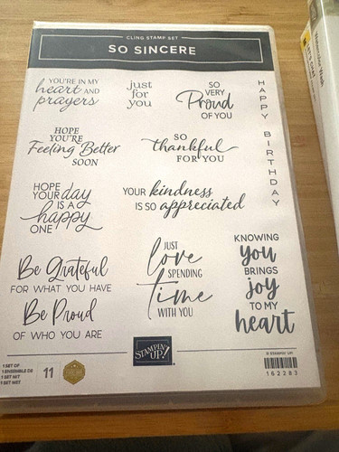 Stampin so sincere - so,