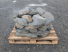 Rockery Stone - VALUE MIX . Crate of Welsh Slate garden & pond rocks.