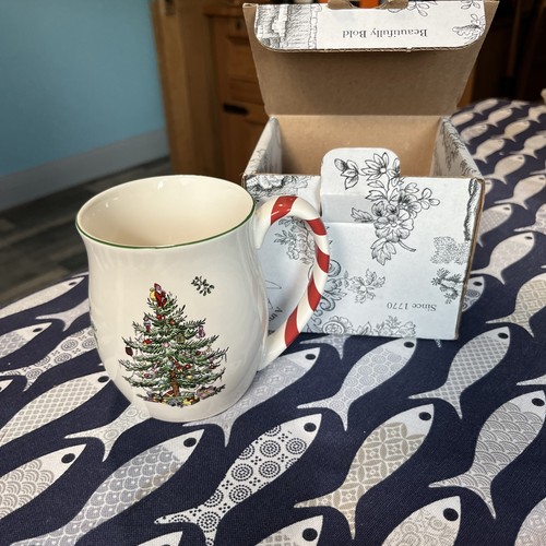 Spode christmas tree mug with - tree,
