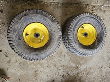 john deere x 126 series ride on lawn mower front wheels and tyres 15 6.00 6 rims