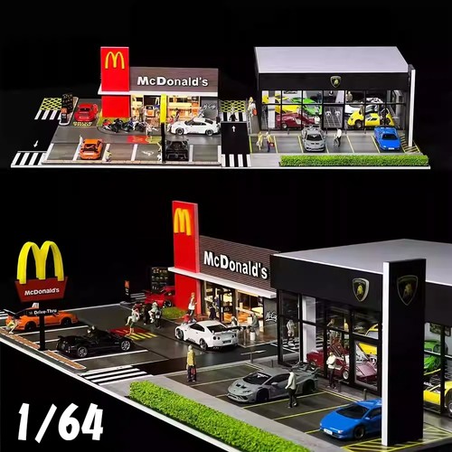 Diorama diecast car - diorama,