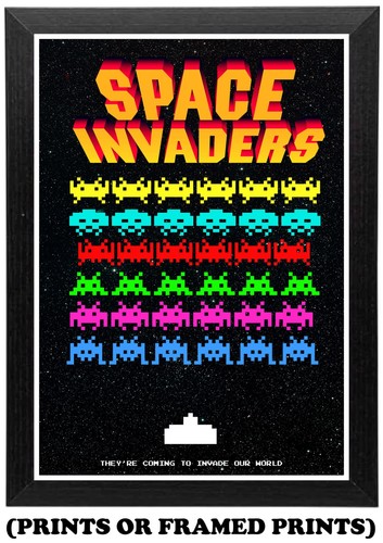 Space invaders arcade - invaders, retro