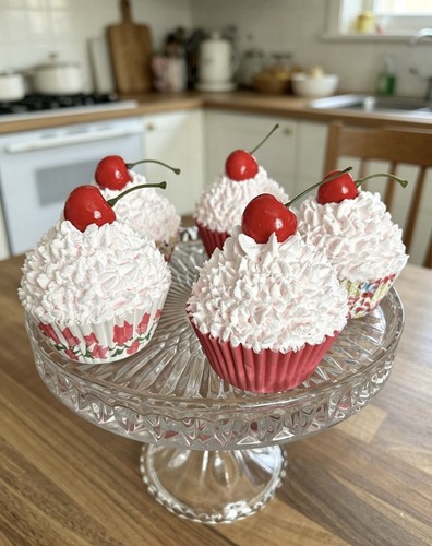 Artificial cupcakes set 5 - cupcakes,