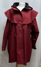 JACK MURPHY : Hooded Equestrian Riding Drovers Country Coat With Cape Size UK 18