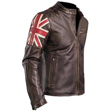 Mens Union Jack Cafe Racer