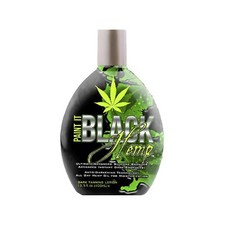 Millennium Tanning Products Paint It Black Hemp Bronzer Indoor Lotion, 13.5 
