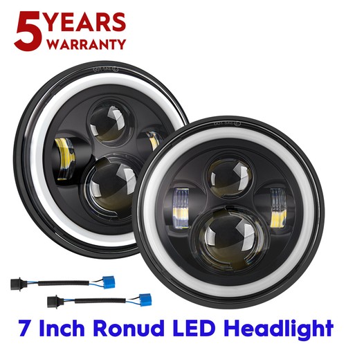 7inch round led headlights - 2×7inch,
