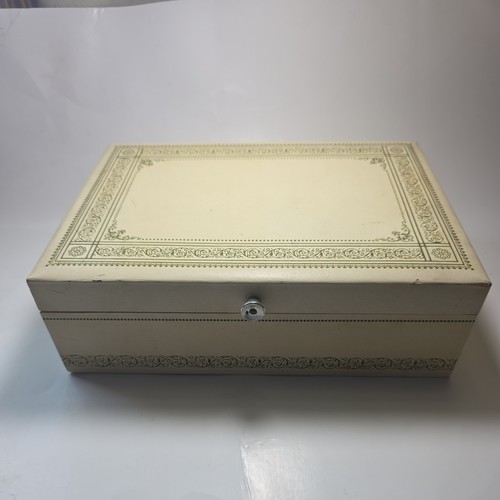 Vintage cream faux - vintage, leather