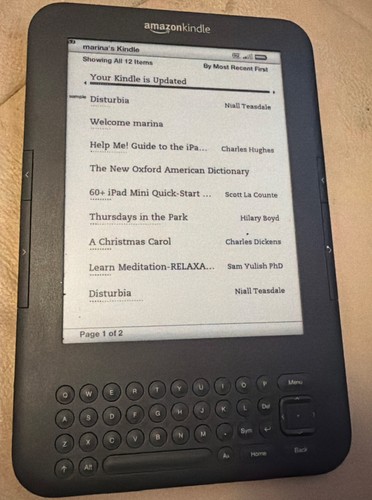 Amazon kindle 3rd gen - amazon, built-in