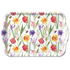 Floral Melamine Snack Tray