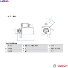 STARTER 0 986 021 620 FOR