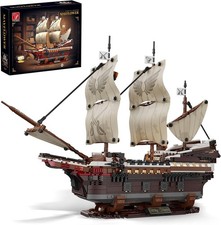 2076Pcs Pirate Ship Building