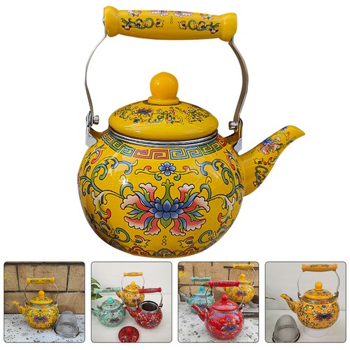 Enamel tea kettle - enamel,