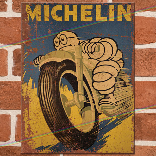 Michelin man metal signs - signs,