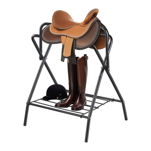 Folding saddle rack - folding, portable