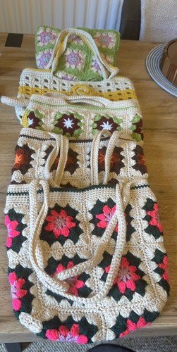 Handmade crochet bags - handmade,