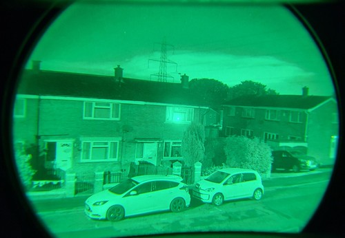 Night vision image intensified - image,