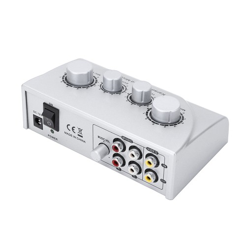 Dual mic karaoke mixer sound - dual,