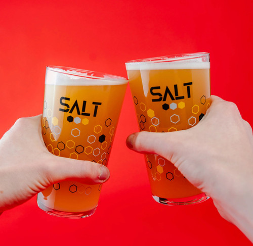 Salt brewery pint - salt, glasses