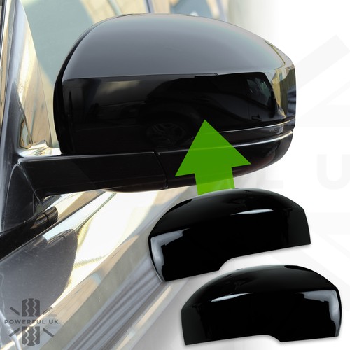 Gloss black mirror caps top - gloss,