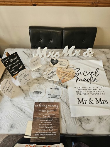 Wedding sign bundle - wedding, various