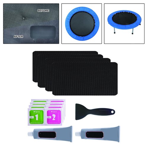 Trampoline patch repair kit - repair,