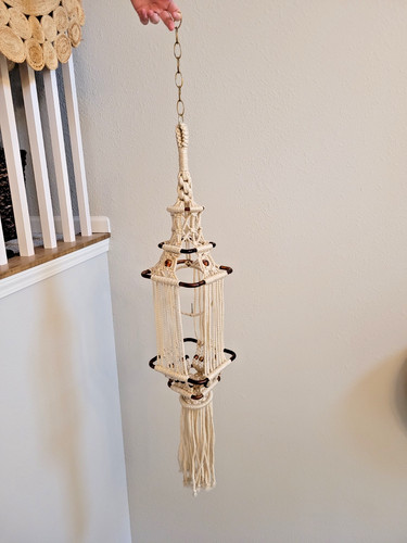 Vintage large macrame - 70's,