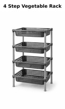 Grey 4 Tier Kitchen Vegetable