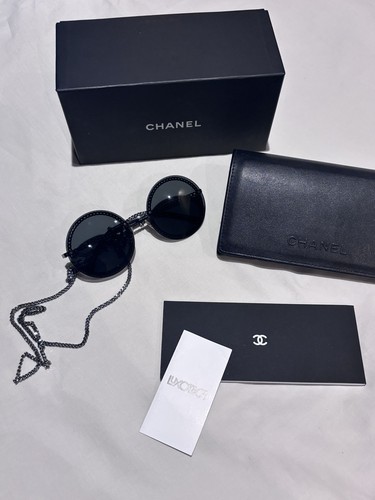 Chanel sunglasses round with - sunglasses,