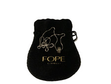 Silver Fope pendant and chain