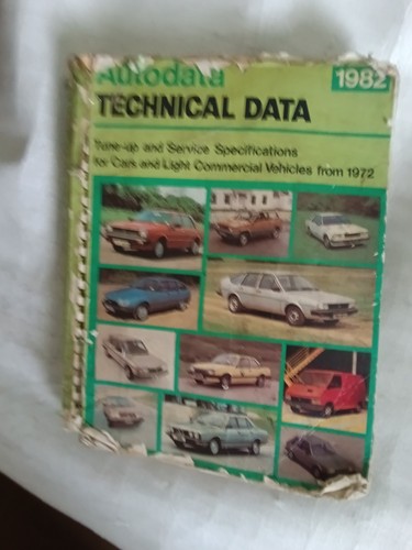 Autodata technical book 1982 - book,