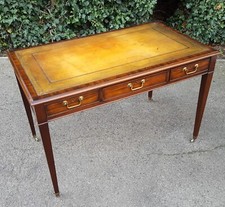 ANTIQUE MAHOGANY HIDE LEATHER