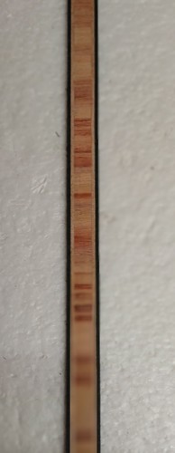Pack 10mm wide tulipwood - pack, bl