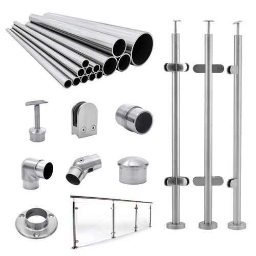4mm brushed stainless steel - 42.4mm,