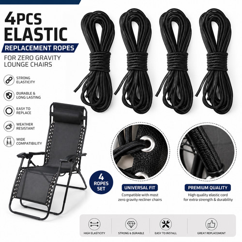 4pcs elastic bungee - 4pcs,