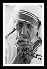 Mother Teresa Autograph Signed
