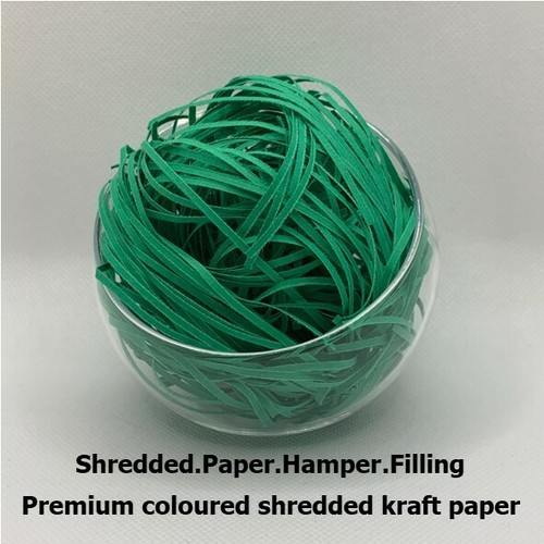 Green shredded paper kraft - shredded,