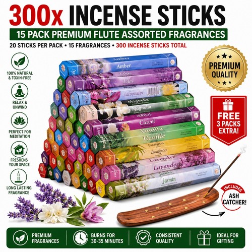 300x incense sticks - sticks, pack