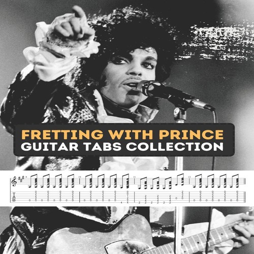 Fretting with prince guitar - with,