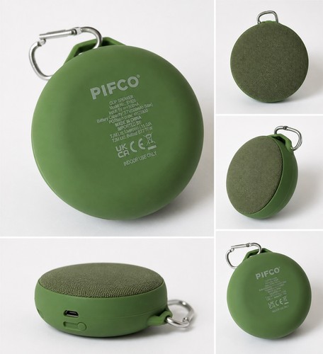 Pifco clip speaker green - pifco,