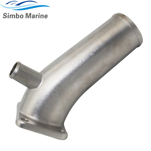 Stainless steel exhaust elbow - steel,