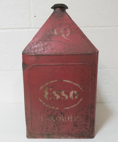 Rare vintage esso essolube - essolube, red