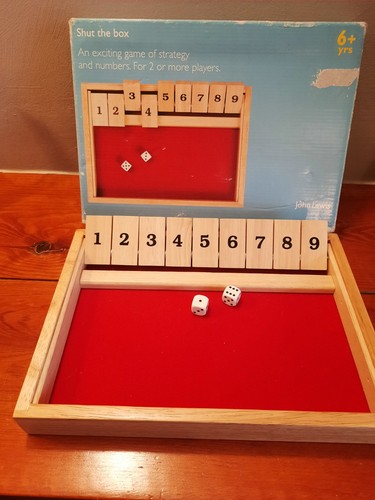 Shut the box - solid, wood