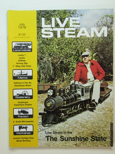 Live steam magazine jul - jul, 1978