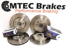 Civic 2.0 Type-R EP3 01-05 Front Rear Drilled Grooved Brake Discs MTEC Pads